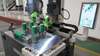 Five-axis CNC knurling machine with strip inserting function (Top knurling)