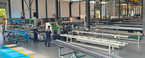 High-productivity-thermal-break-assembly-line