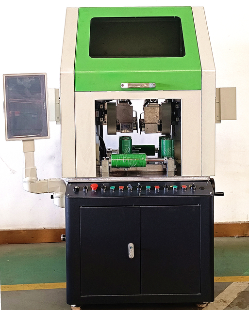 6-axis CNC knurling machine with strip inserting function (Top knurling)