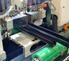 Five-axis CNC knurling machine with strip inserting function (Top knurling)